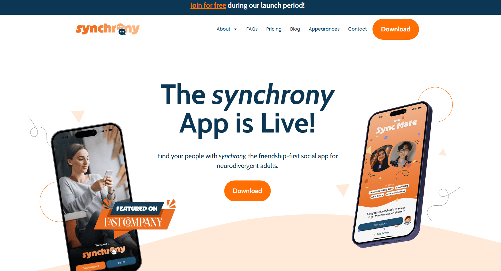 Synchrony screenshot 2