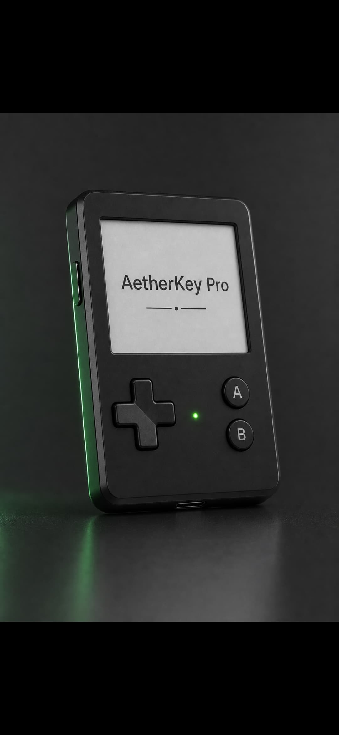 AetherKey in use