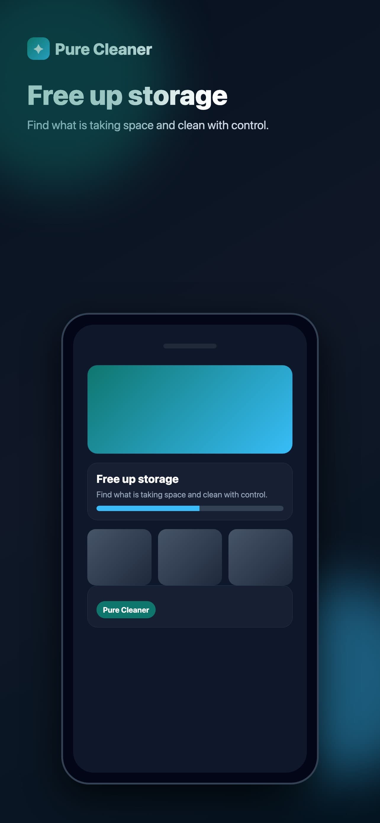 Pure Cleaner in use
