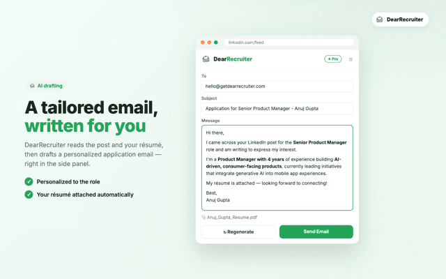 DearRecruiter screenshot 3