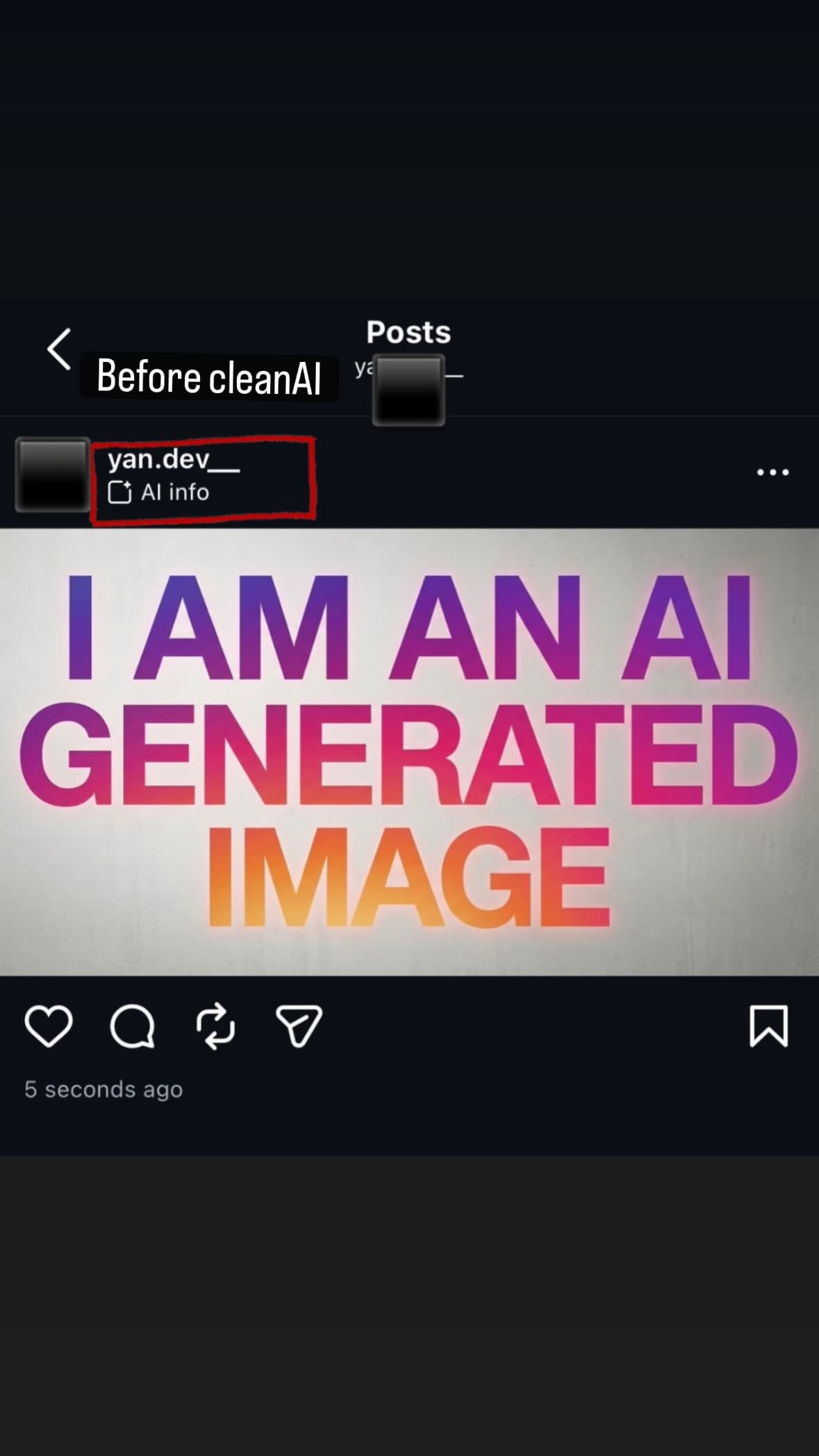 CleanAI in use