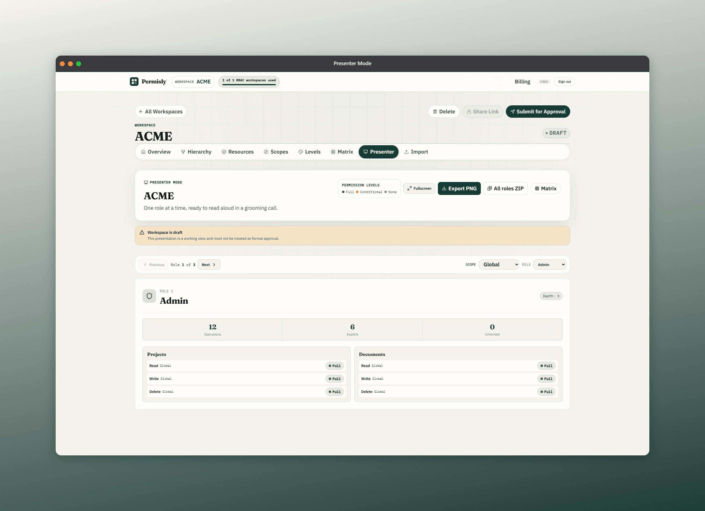 Permisly screenshot 3