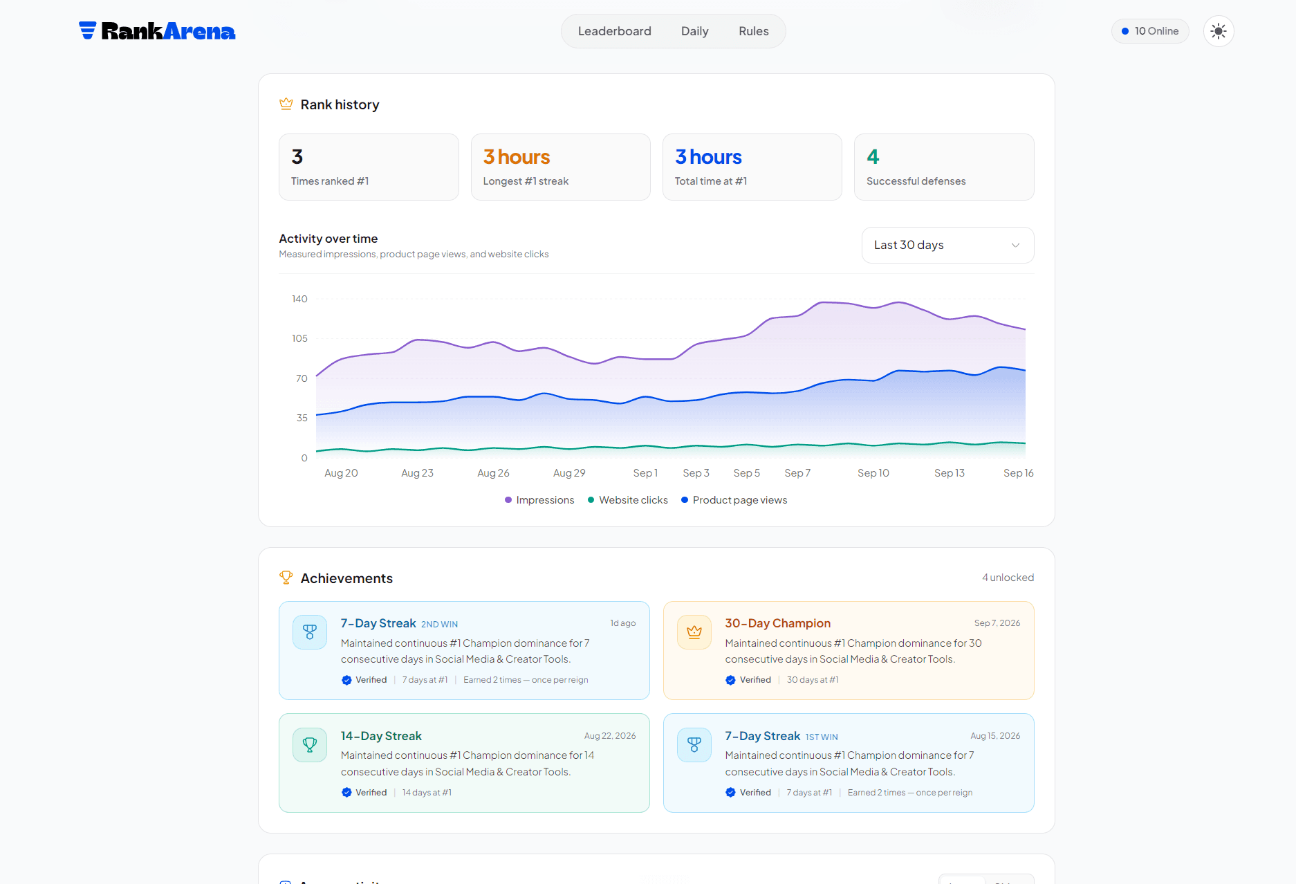 RankArena screenshot 3