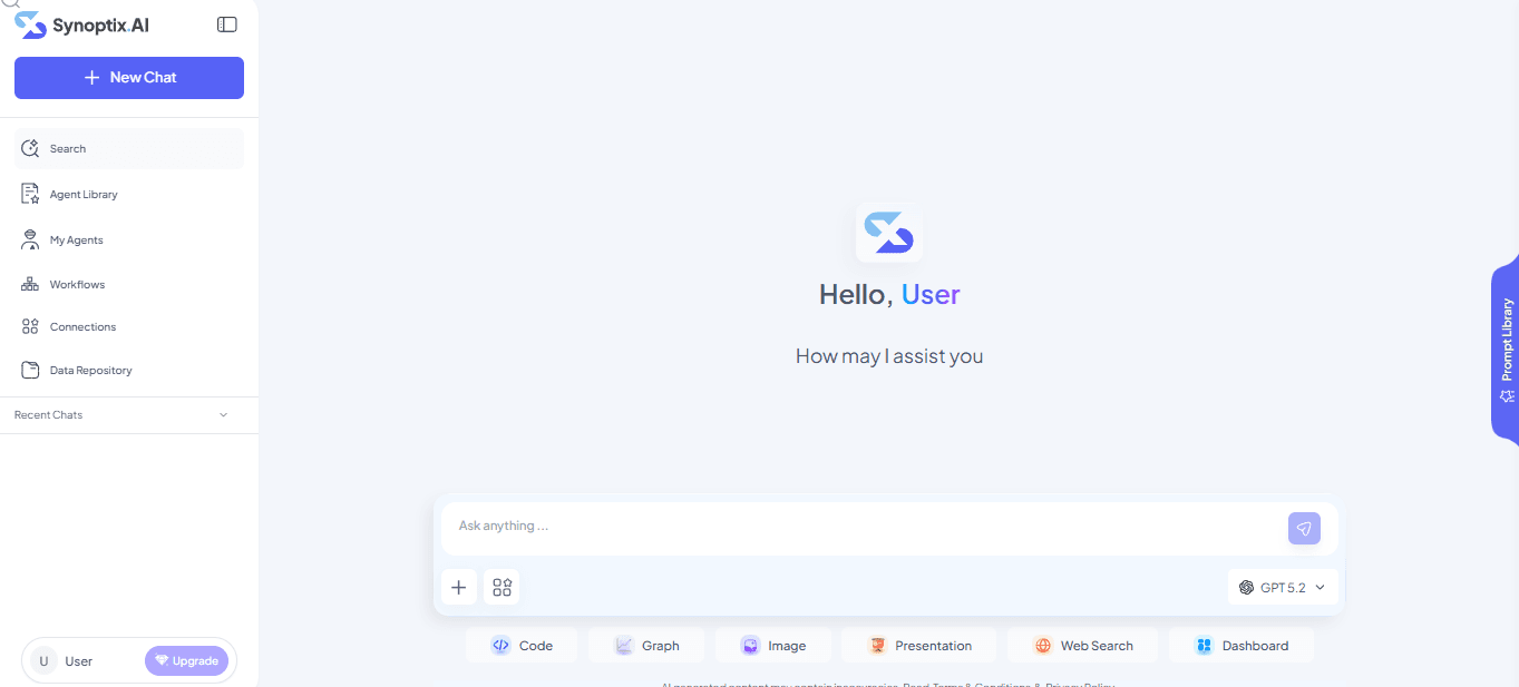 Synoptix AI in use