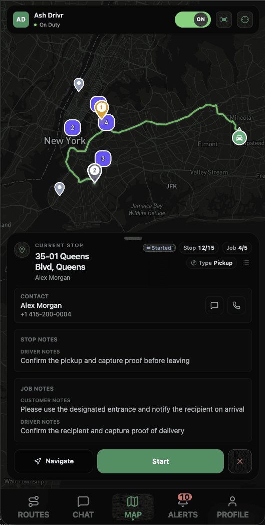 RouteIQ screenshot 2