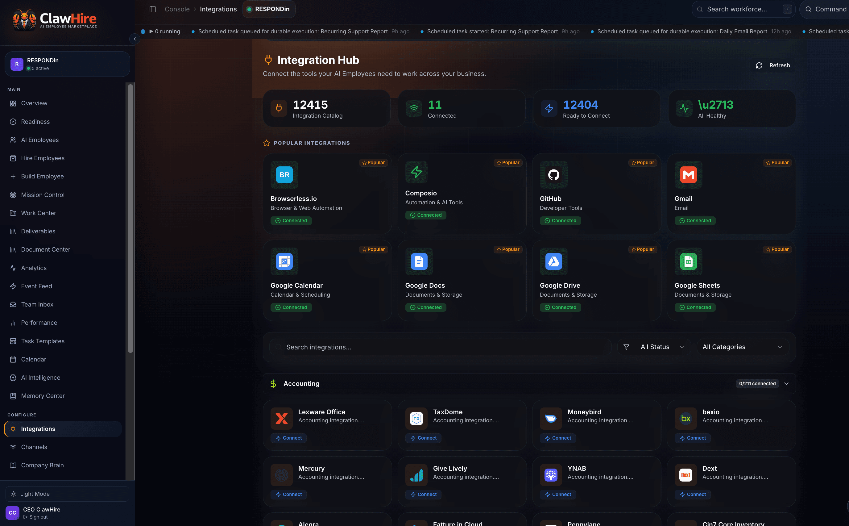 ClawHire AI screenshot 2