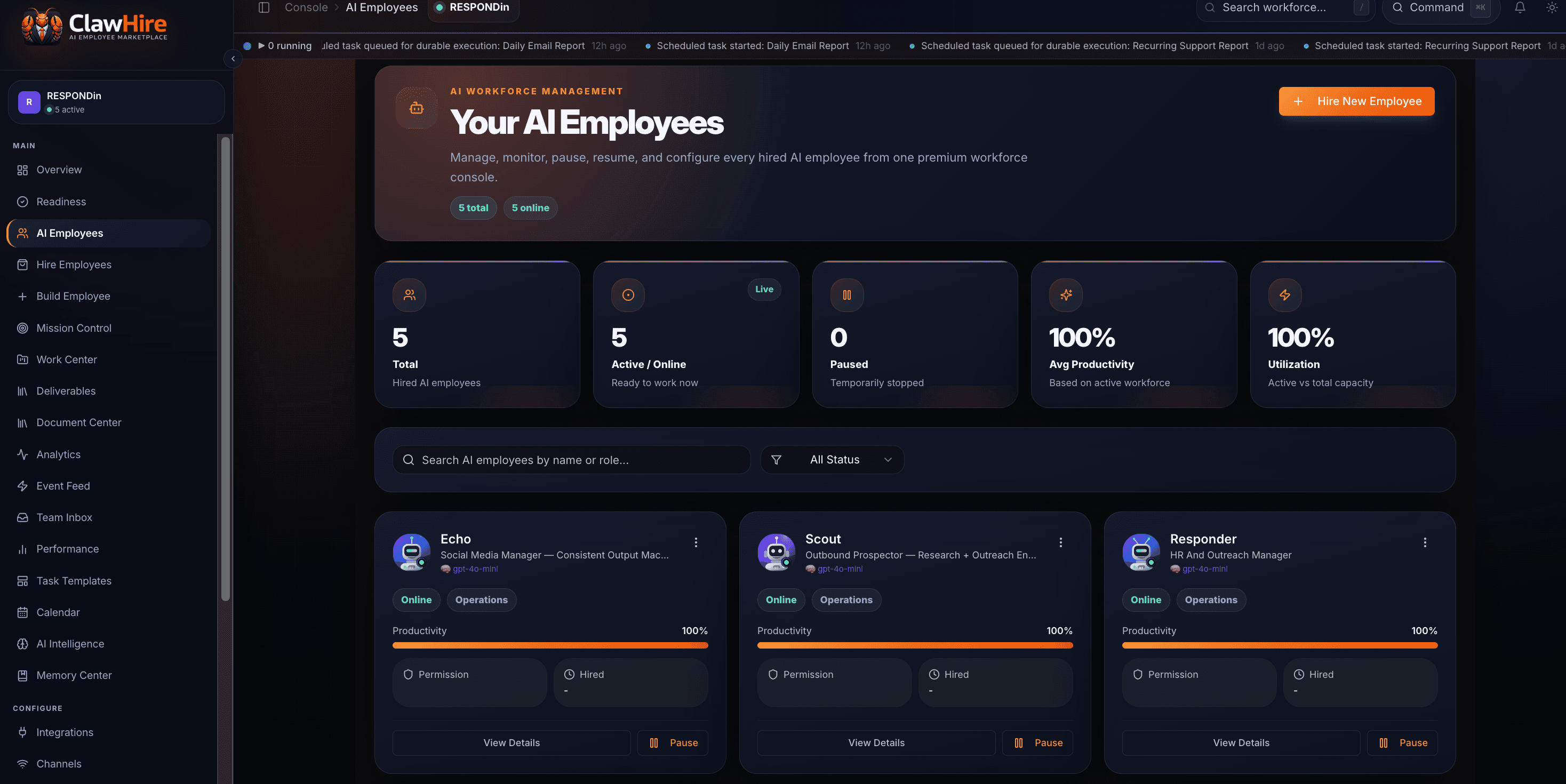 ClawHire AI screenshot 3
