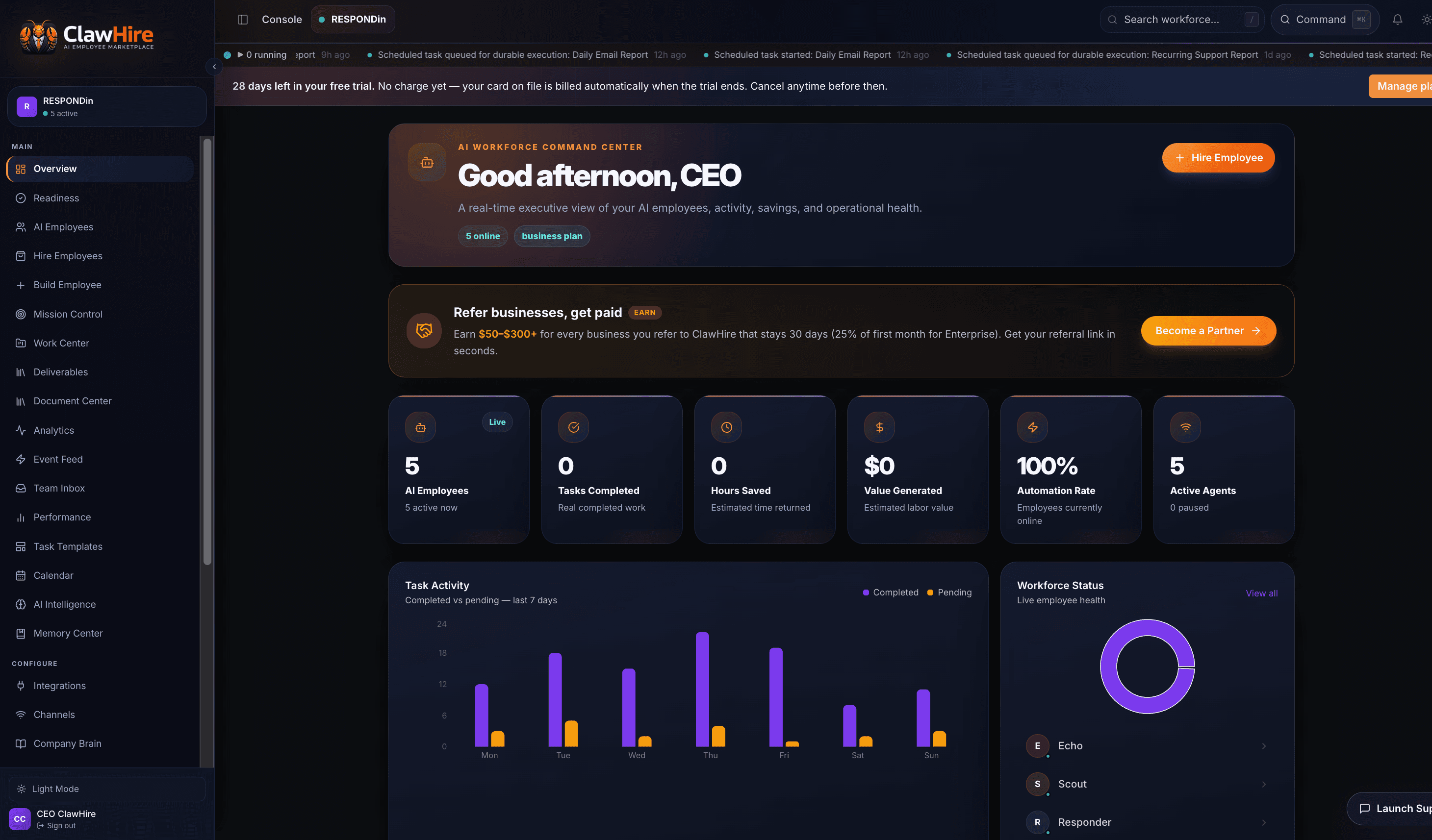 ClawHire AI screenshot 4