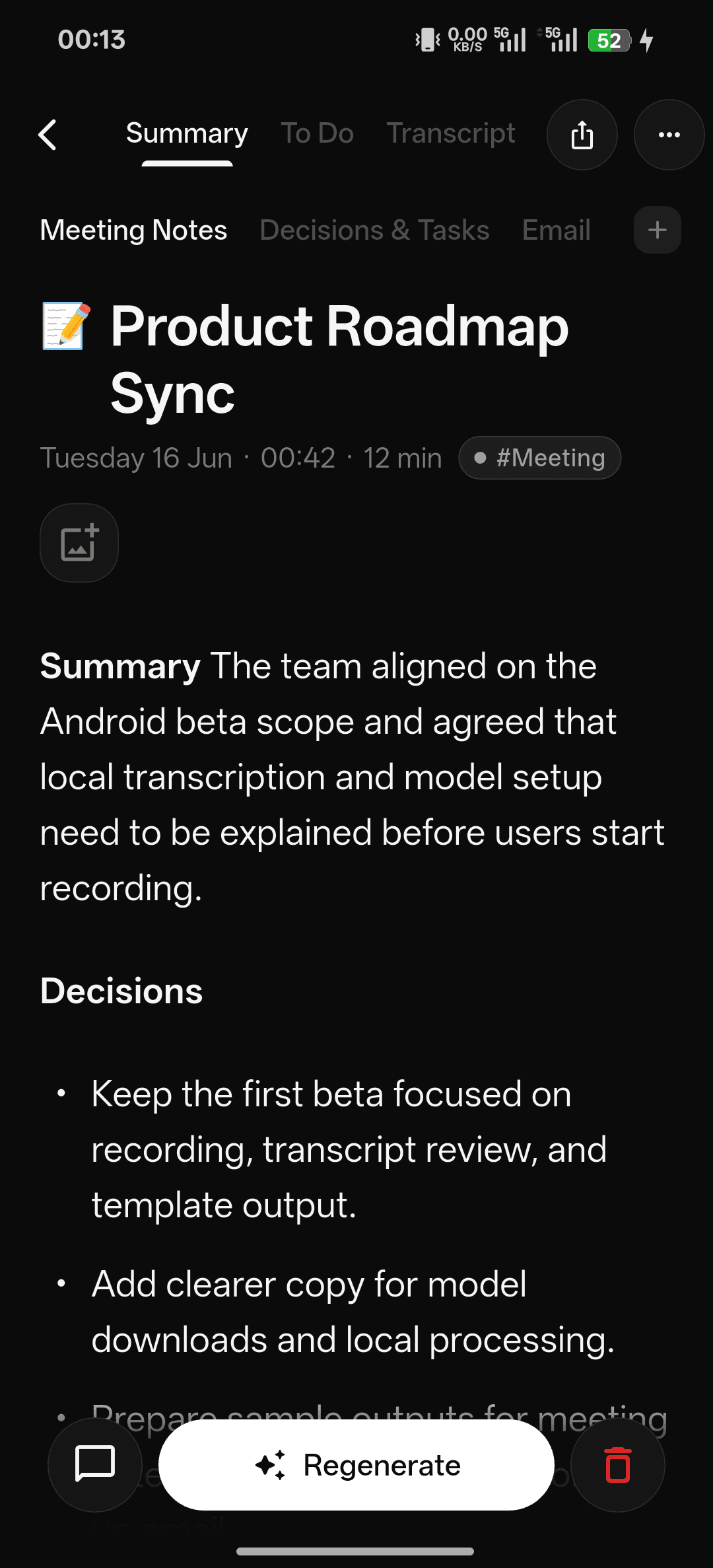 HushMemo screenshot 2