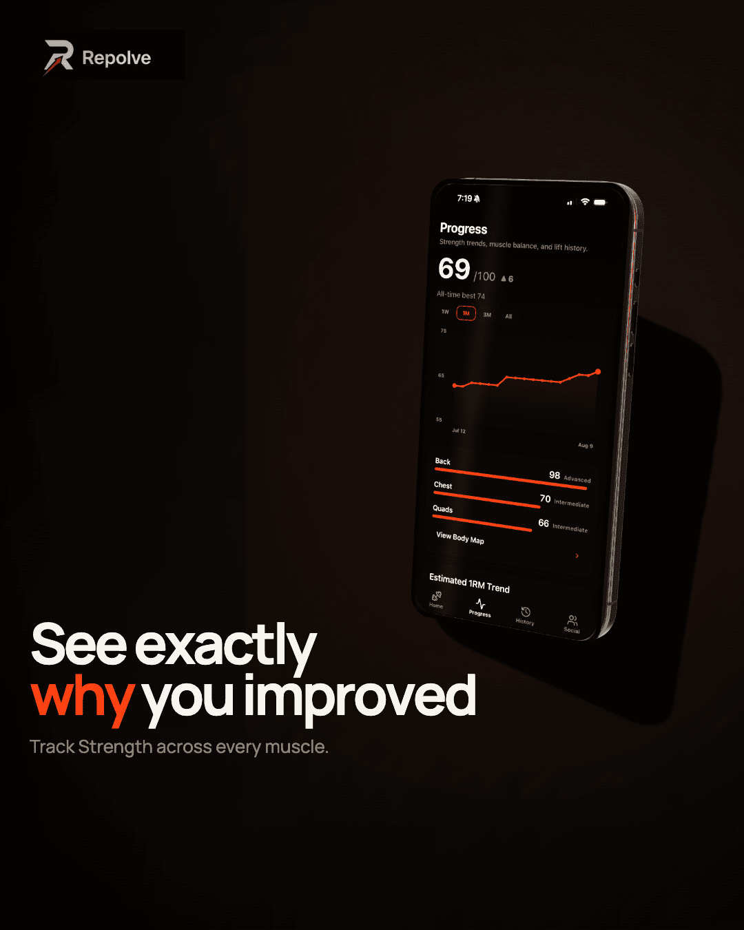 Repolve: Workout Tracker screenshot 3