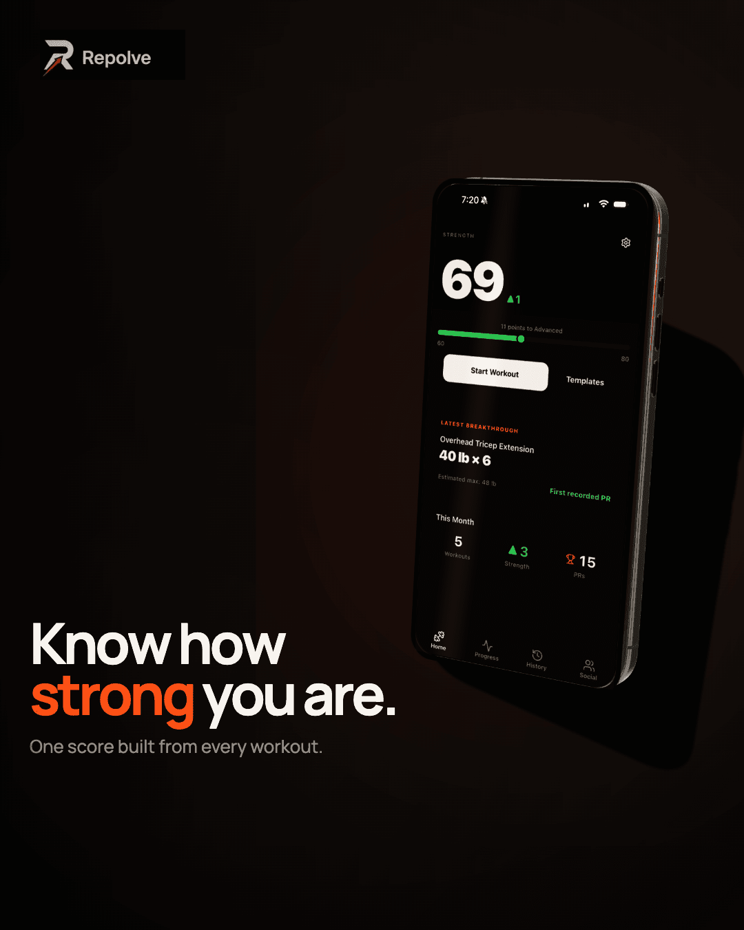 Repolve: Workout Tracker screenshot 2