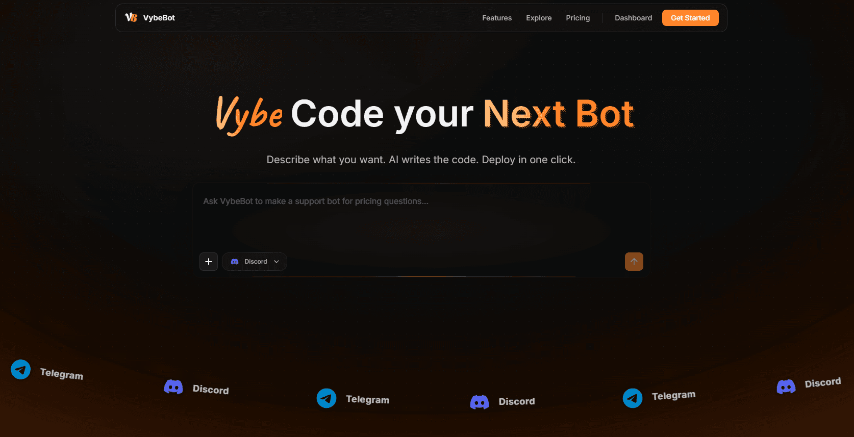 VybeBot in use