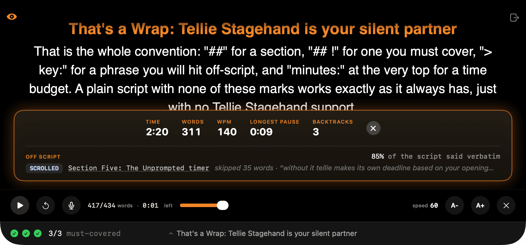 Tellie screenshot 4