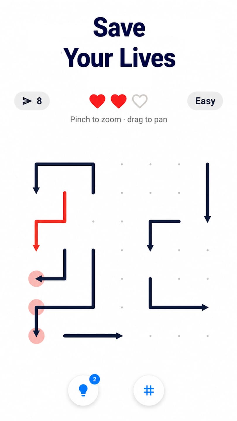Arrow Puzzle - Tap Arrows Escape screenshot 4