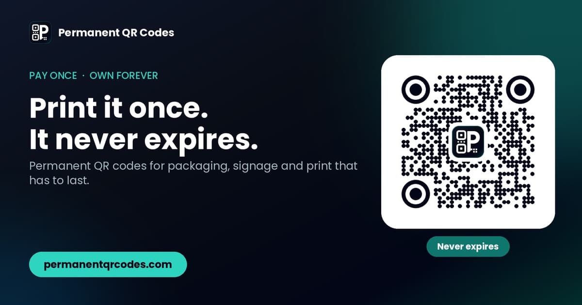 Permanent QR Codes screenshot 4