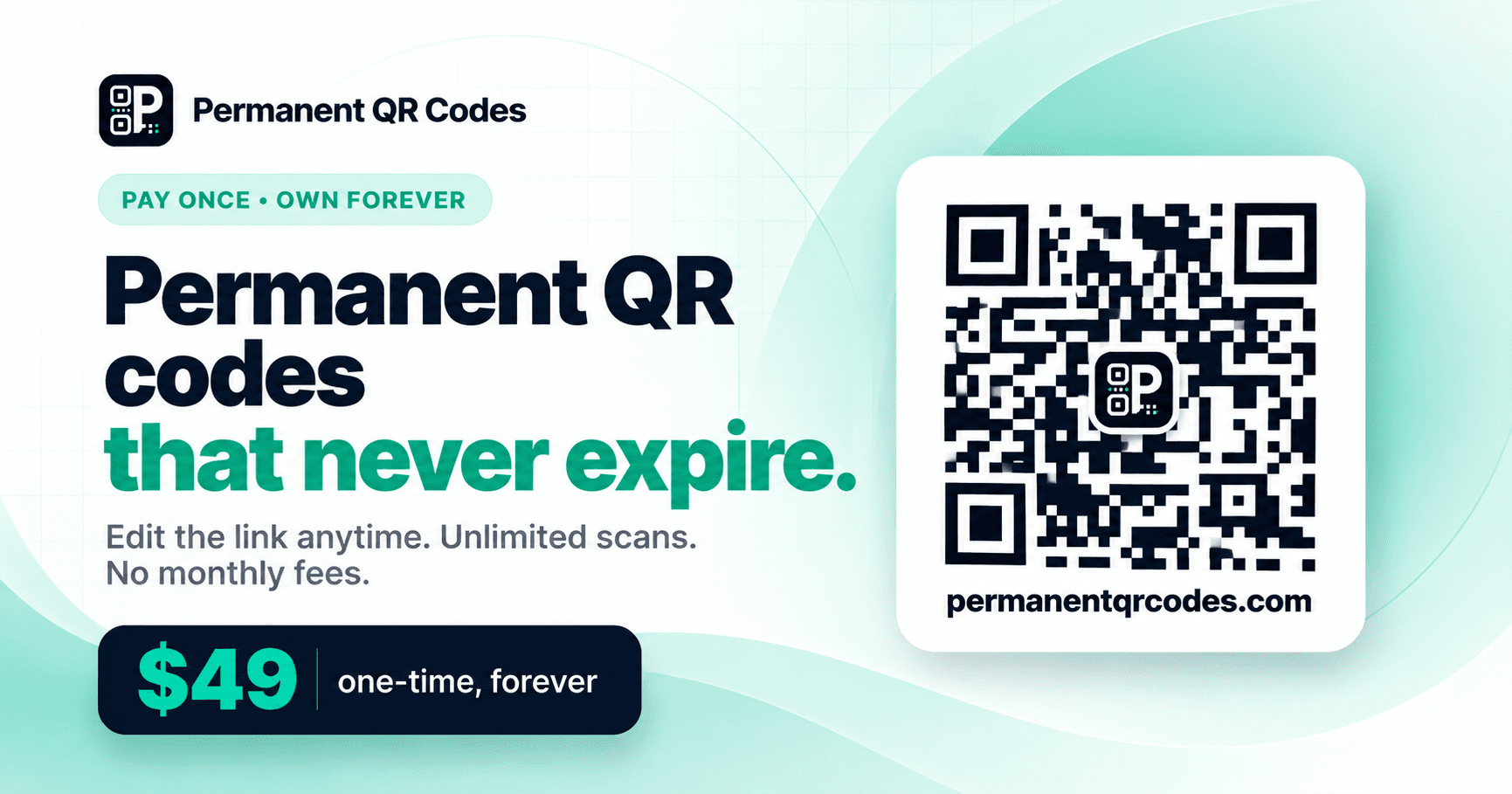 Permanent QR Codes in use