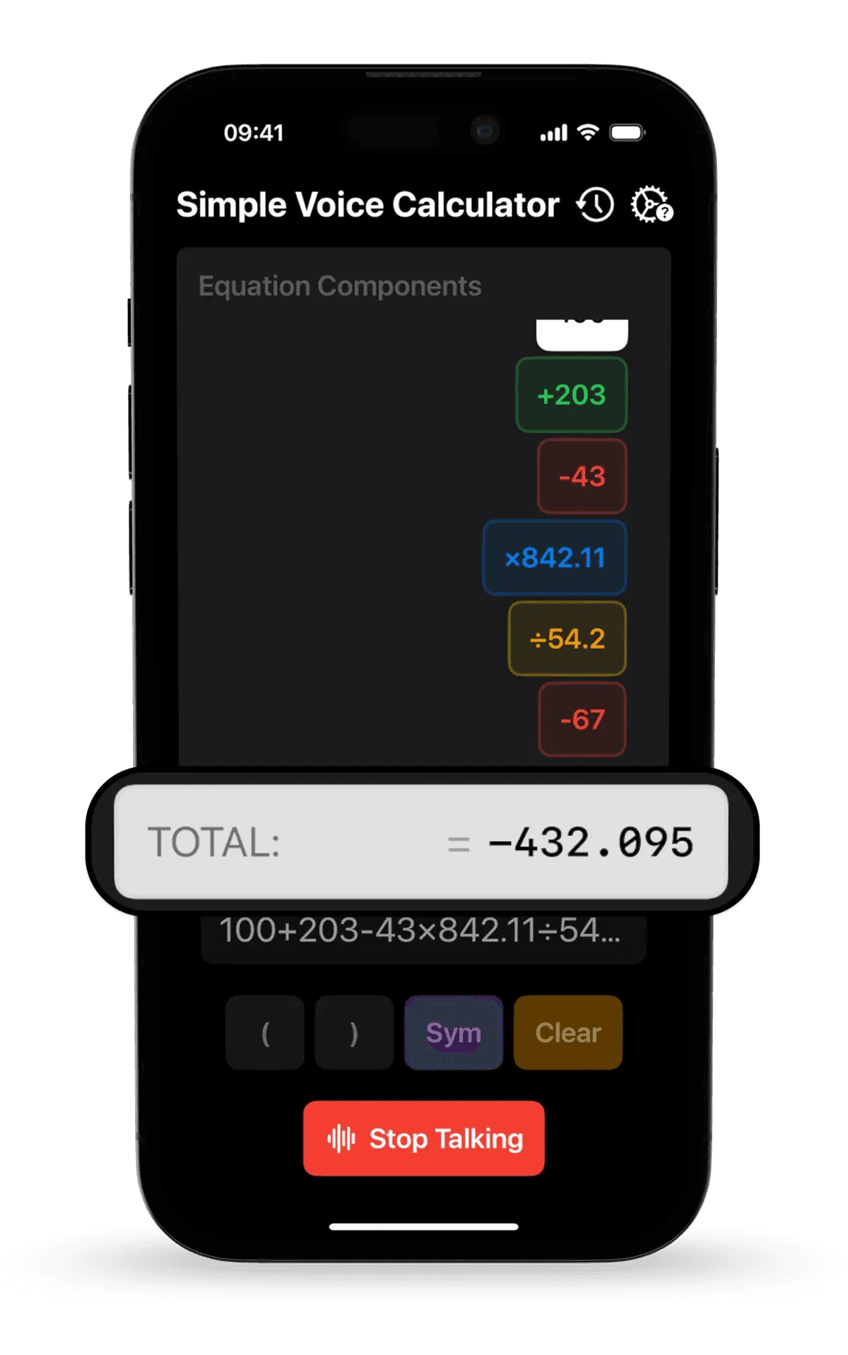 Simple Voice Calculator screenshot 3