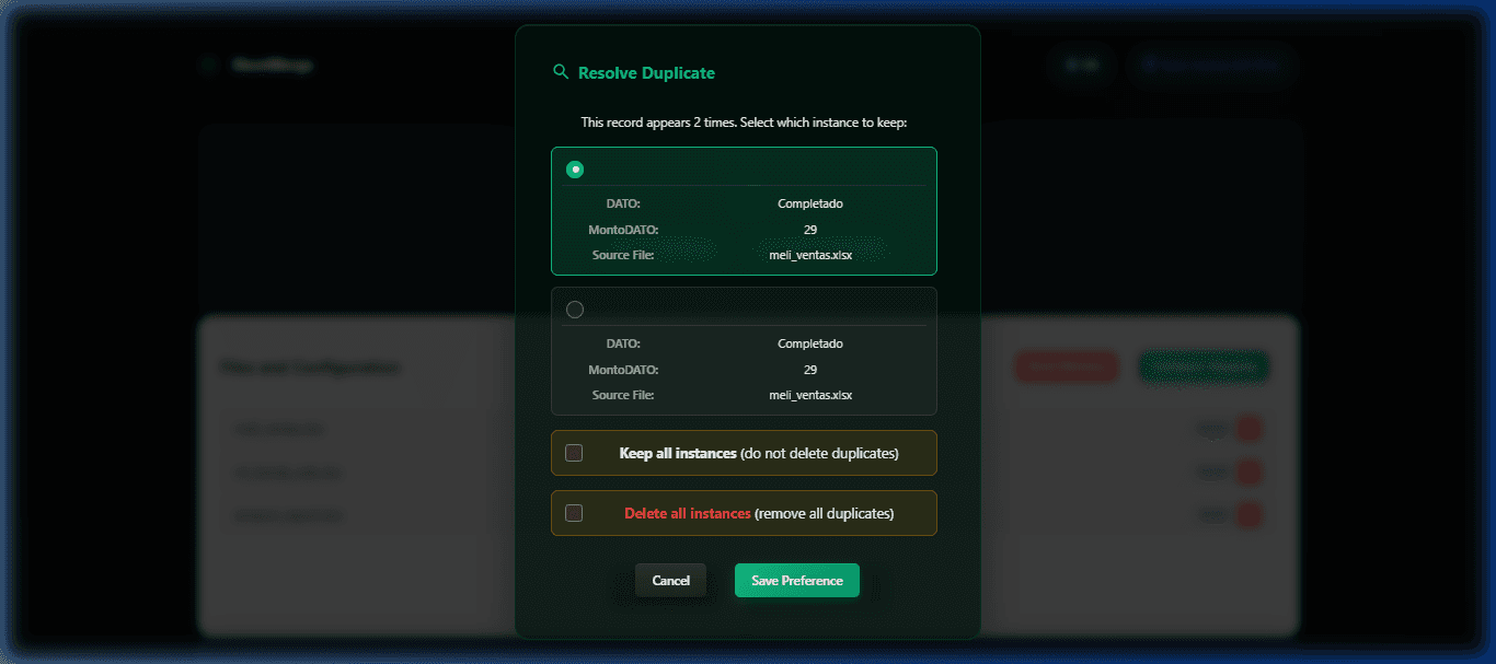 SheetMerge screenshot 2
