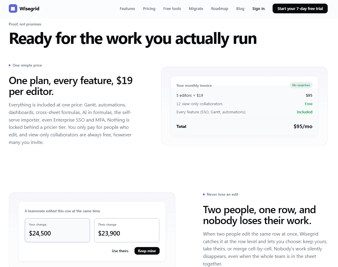 Wisegrid in use
