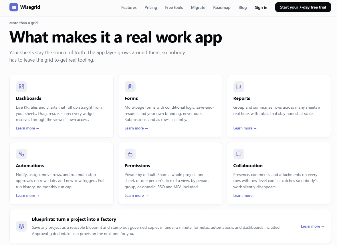 Wisegrid screenshot 3