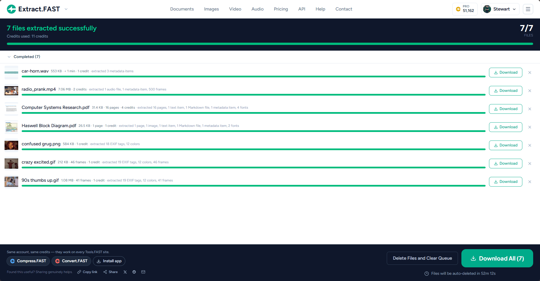 Extract.FAST screenshot 3