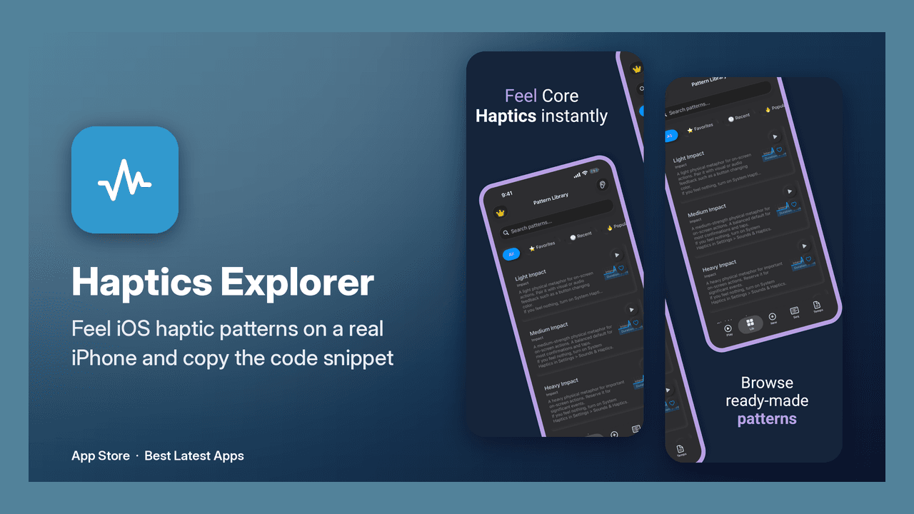 Haptics Explorer in use