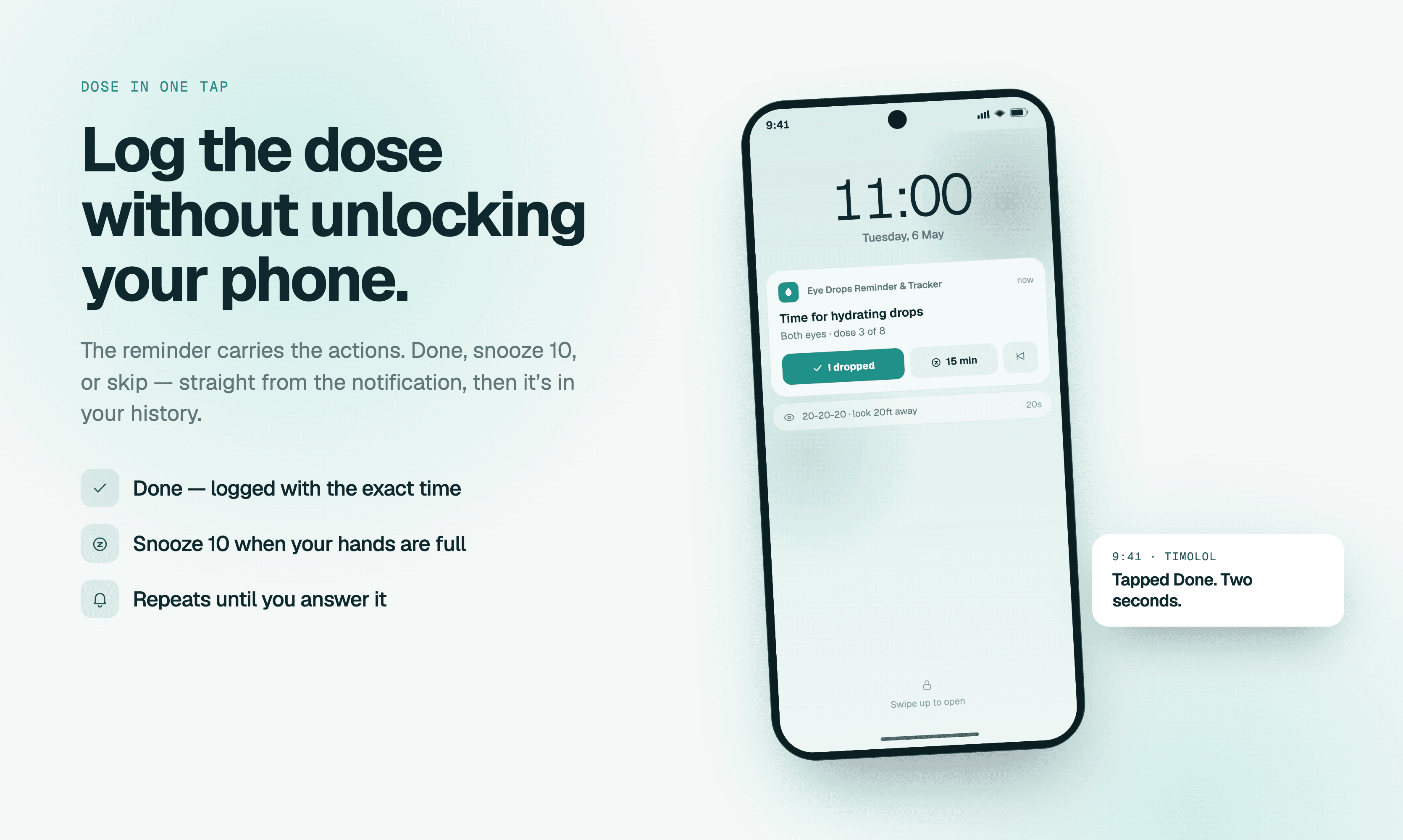 Eye Drops Reminder & Tracker screenshot 2