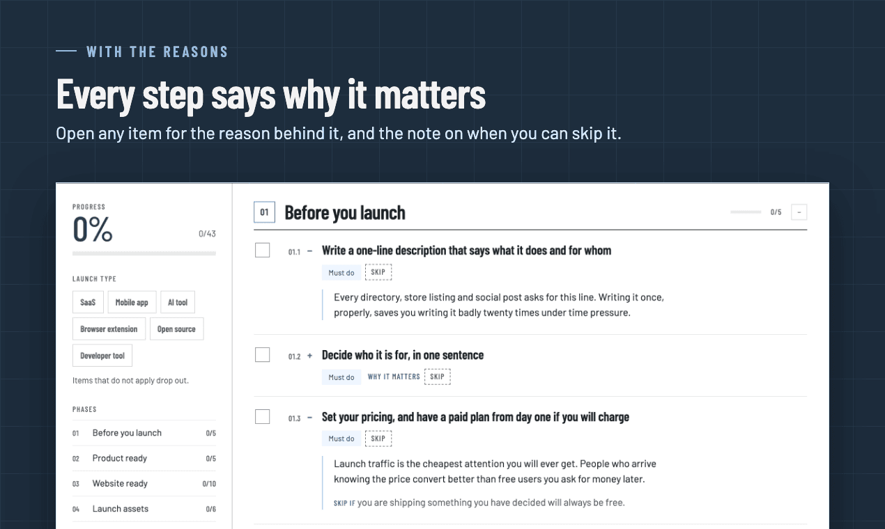 Product Launch Checklist screenshot 3