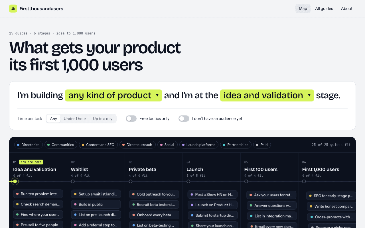 First 1,000 Users screenshot 2