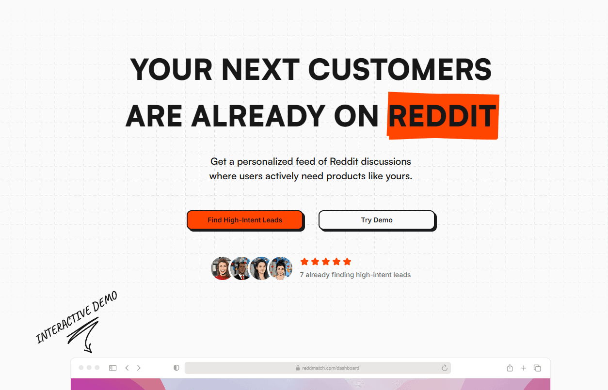 ReddMatch in use
