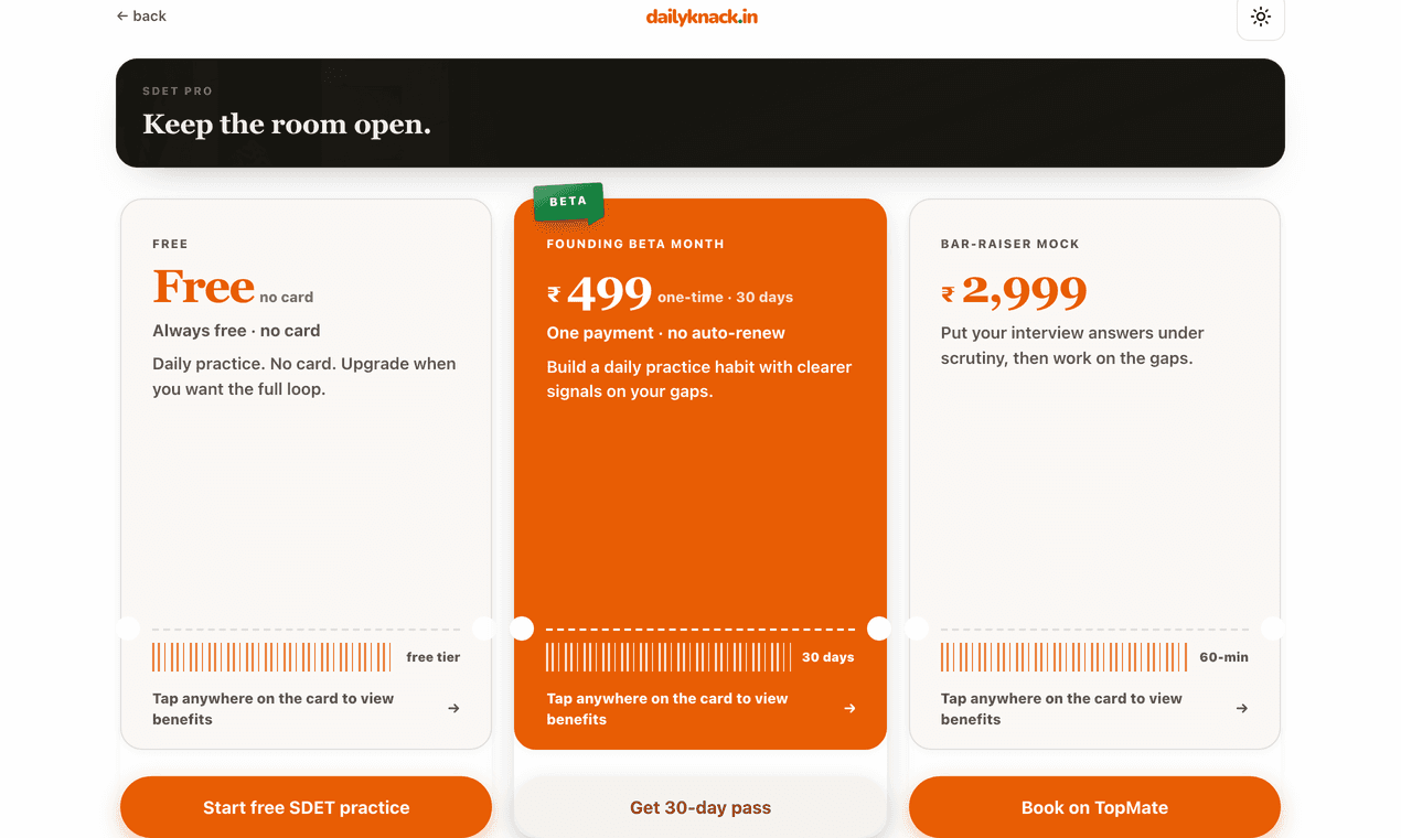 Dailyknack.in screenshot 3