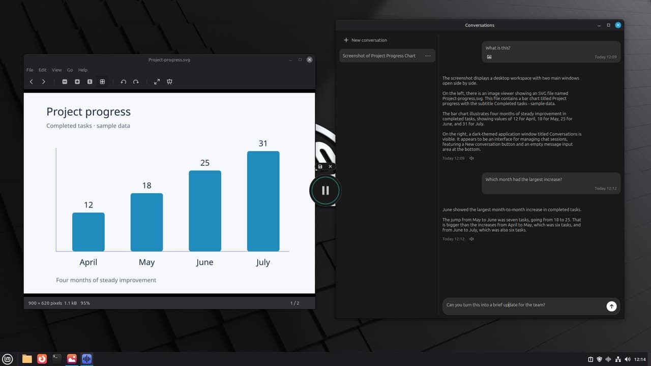 VoiceVibe in use