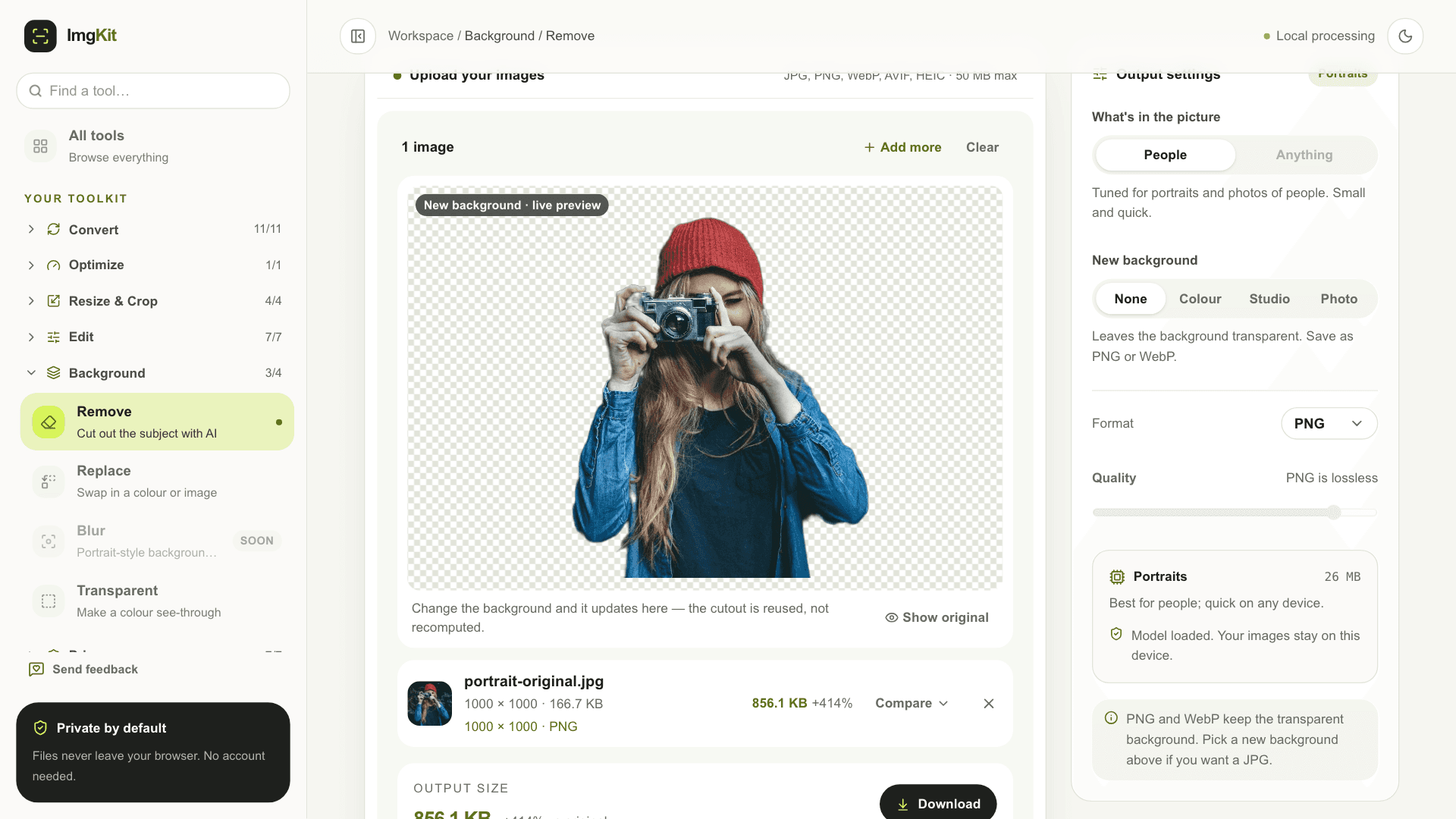 ImgKit – Free Image Compressor, Resizer & Converter screenshot 3