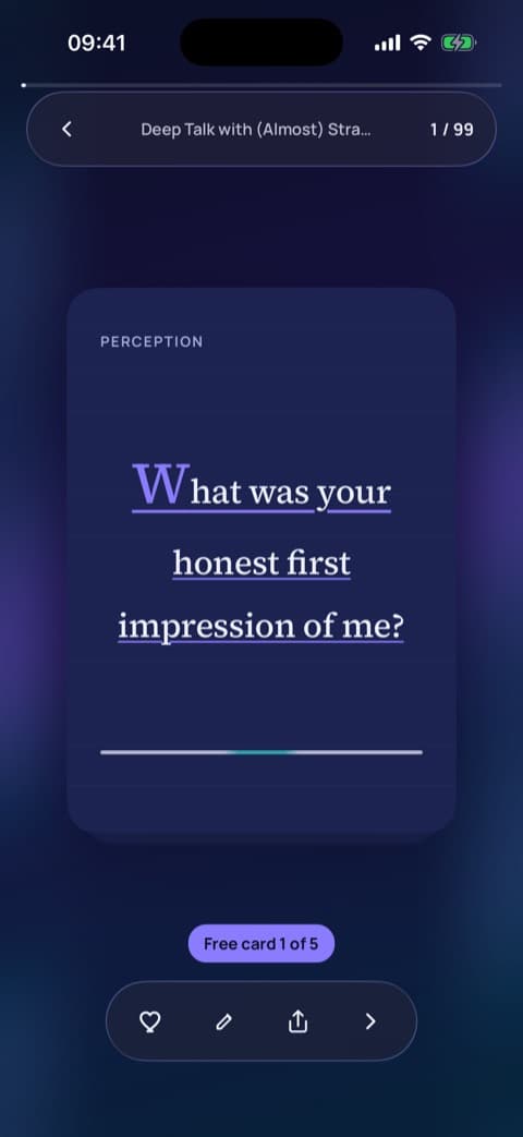Frankly: Cards for Connection screenshot 2