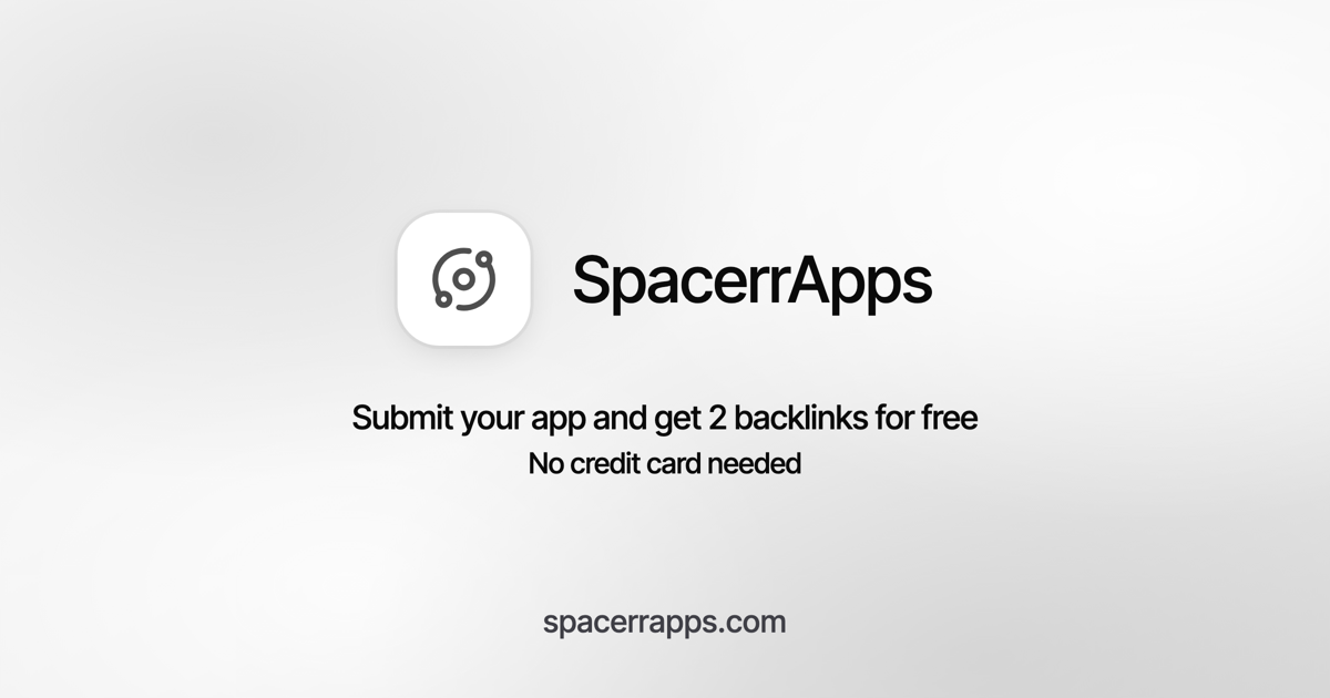 I got tired of app directories charging for a backlink, so I built a free one. logo
